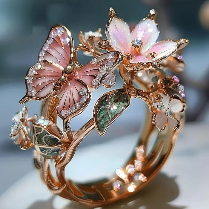 Vintage Golden Prifddinas Ring Set
