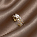 Luxury Pearl Ring In Gold
