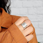 Vintage Silver Flower Ring