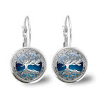 Silver Tree Of Life Earrings