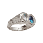 Vintage Forged Silver Ring