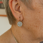 Vintage Edelstein Gold Earrings