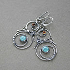 Blue Stone Earrings