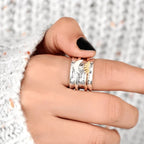 Sun And Moon Spinner Ring