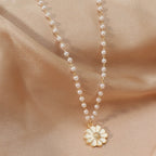 Daisy With Pearls Pendant