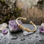 Adjustable Bracelet With Golden Charms