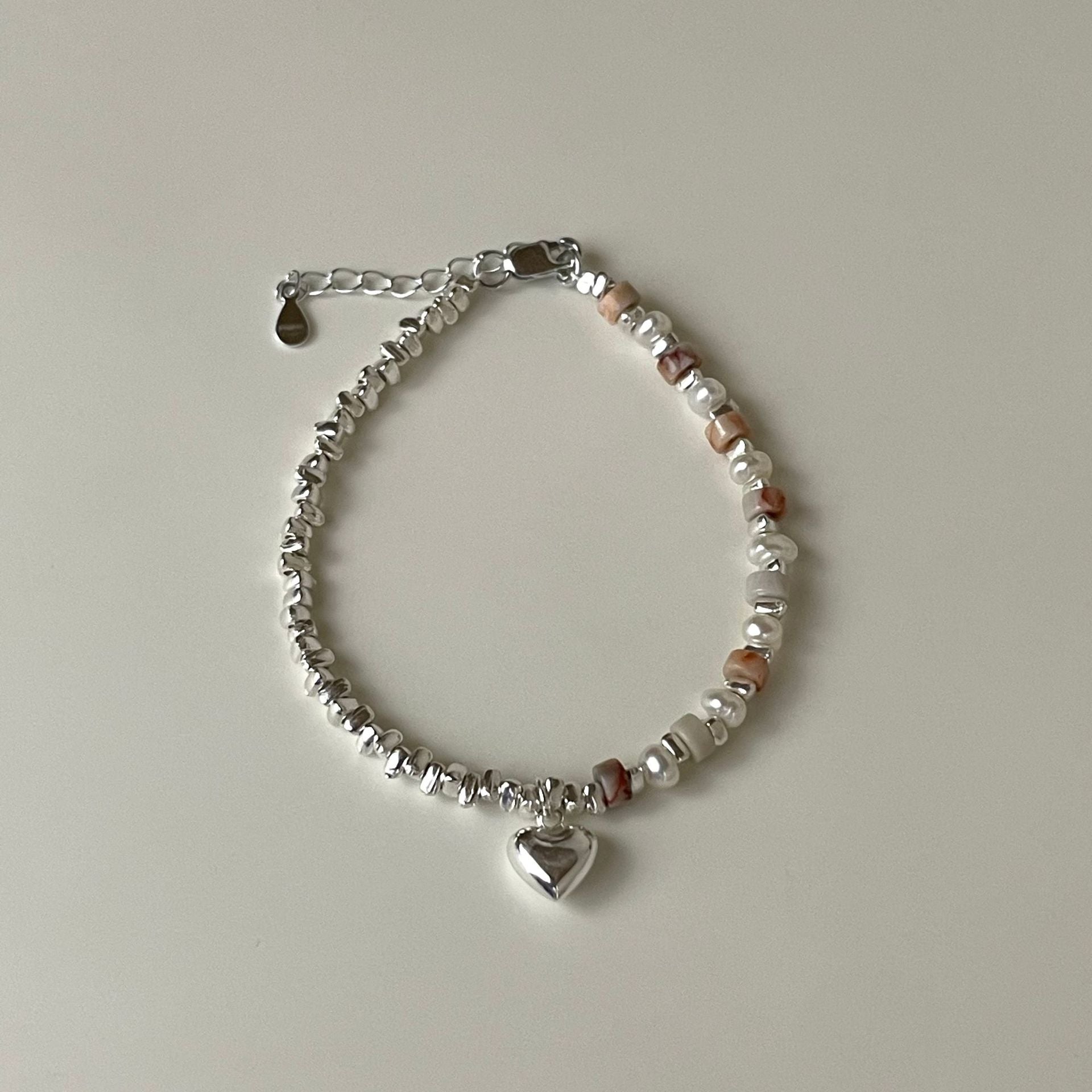 Beaded Heart Bracelet