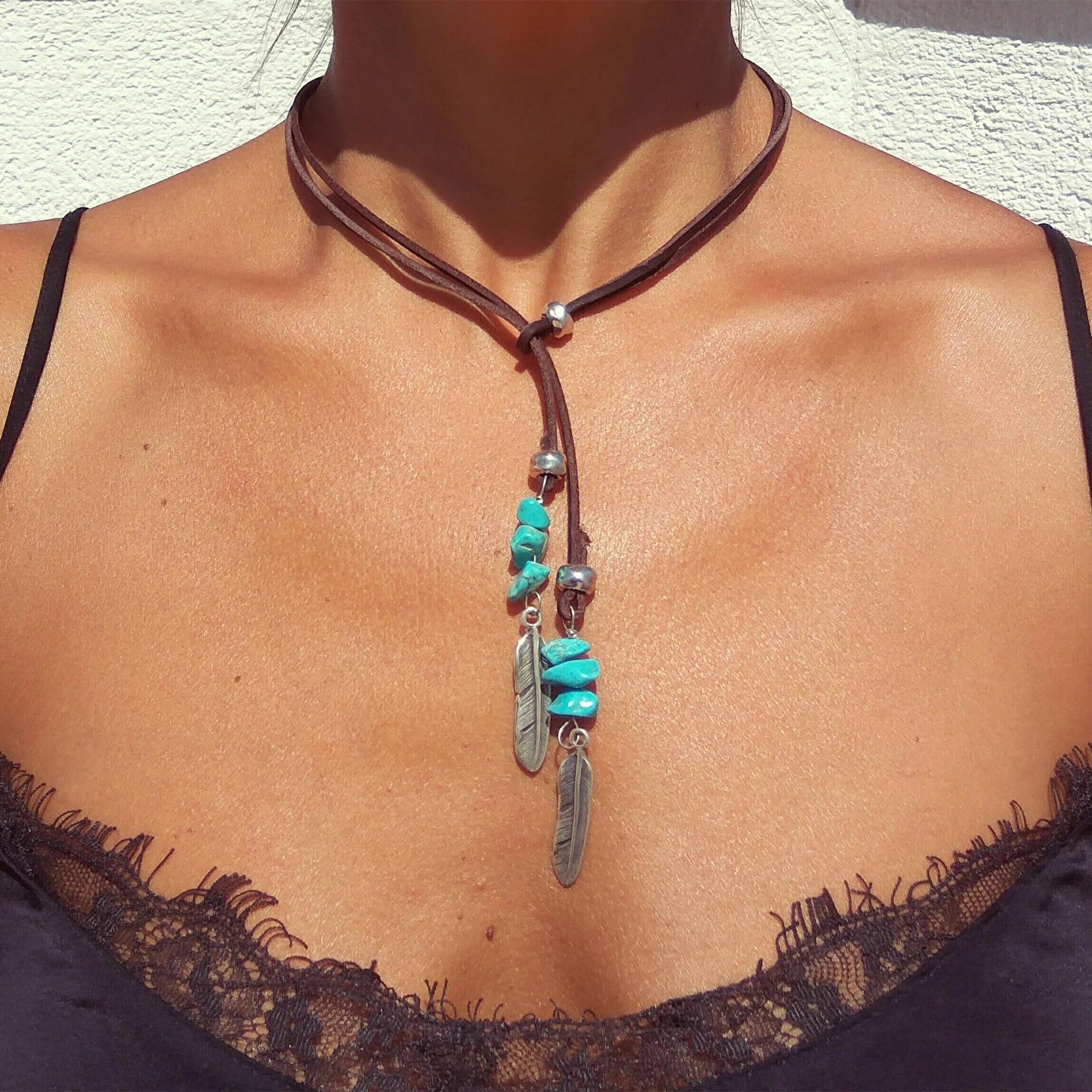 Bohemian Turquoise Necklace