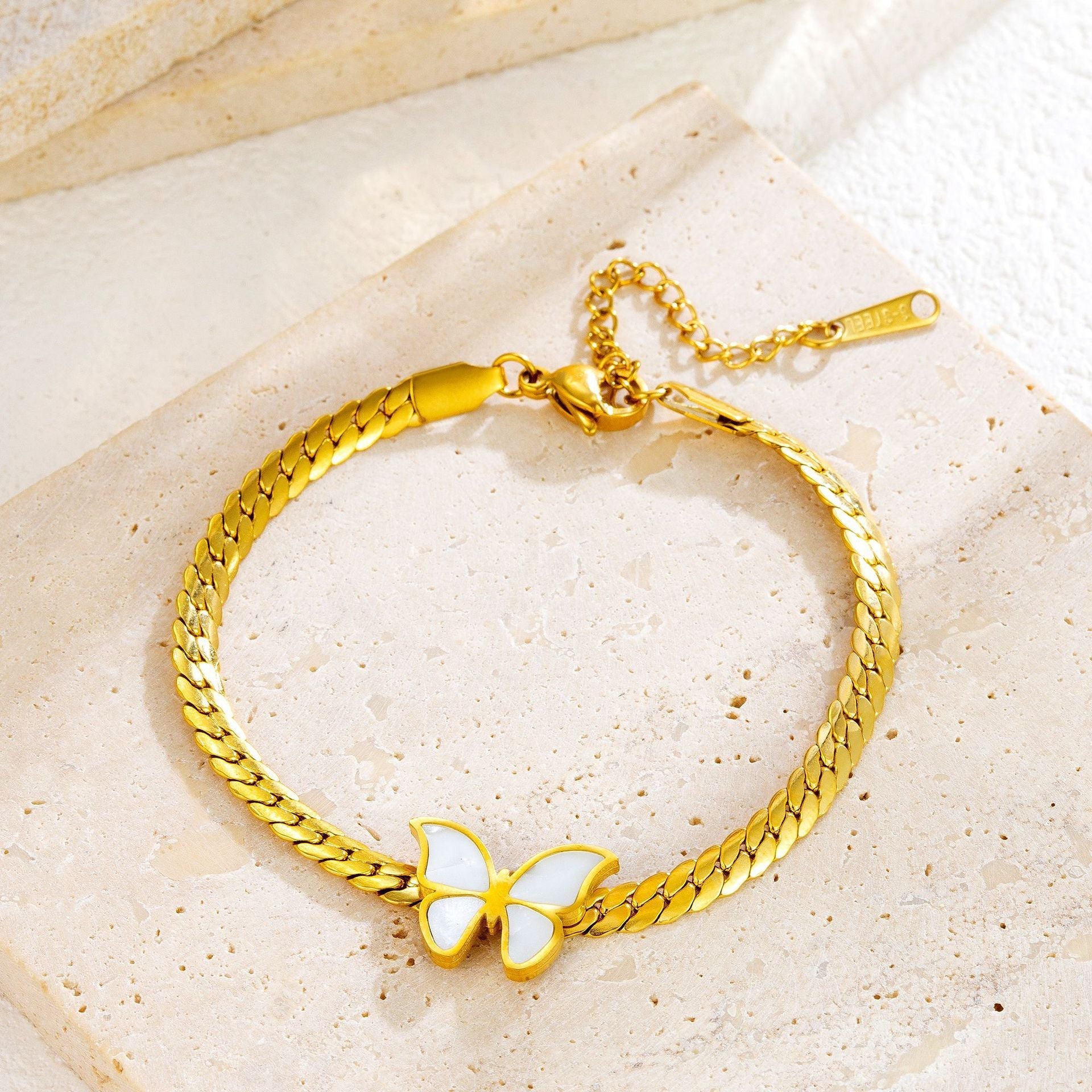Classic Gold Butterfly Bracelet