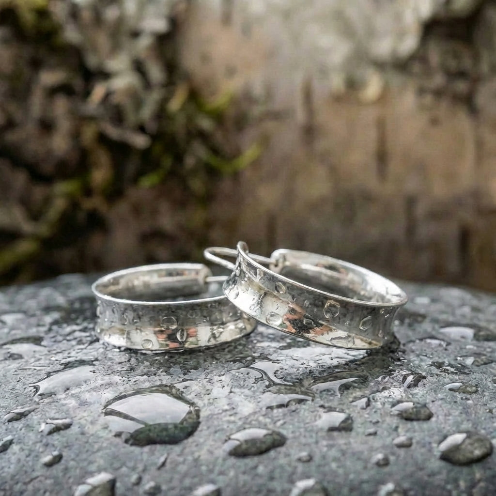 Classic Silver Hoop Earrings