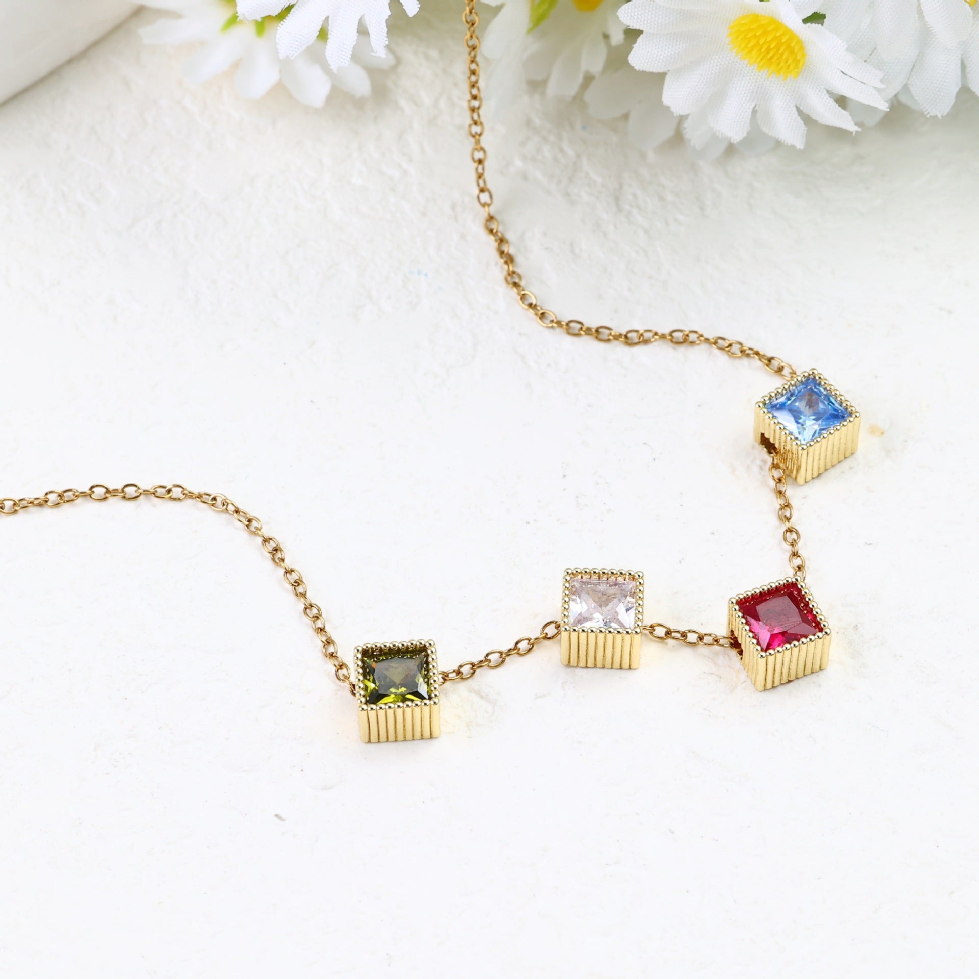 Colorful Crystal Necklace