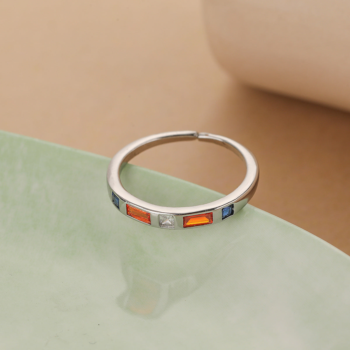 Colorful Gemstone Ring