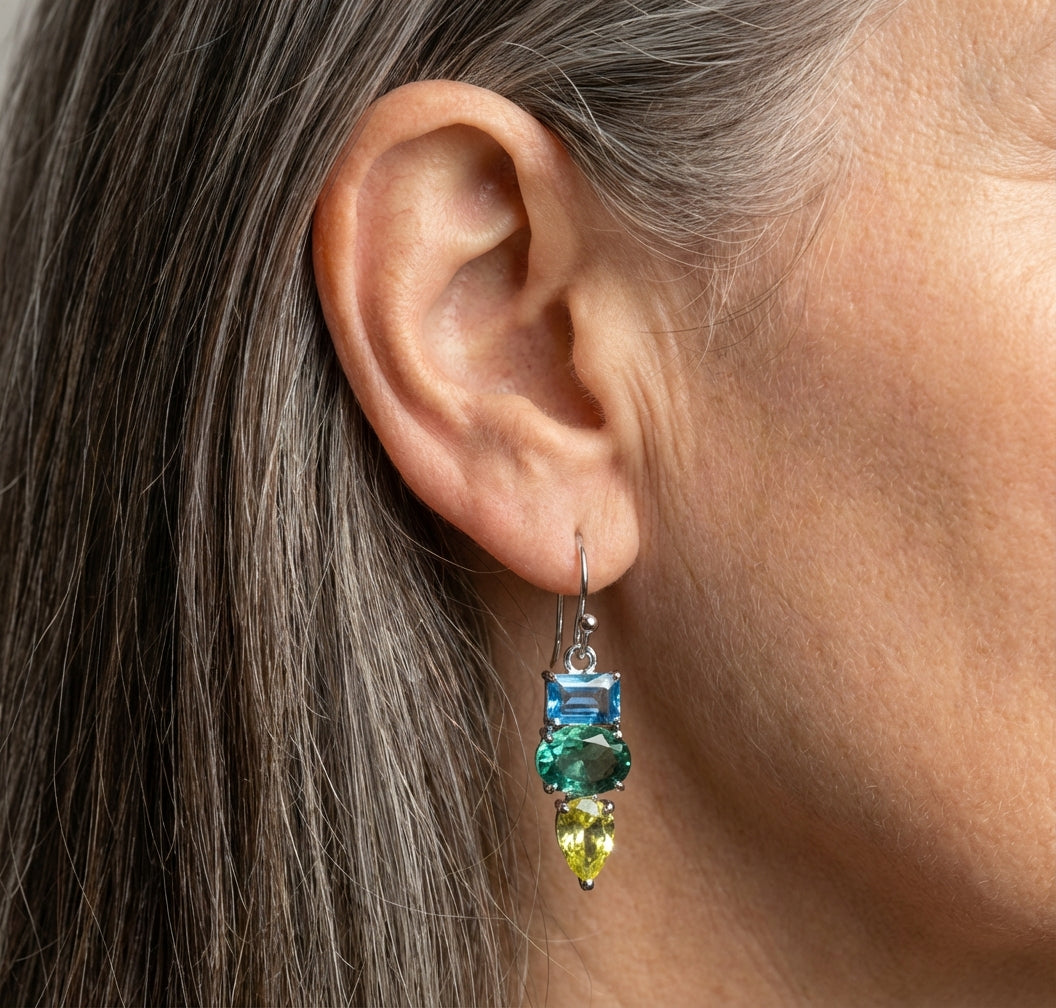Elegant Crystal Dangle Earrings