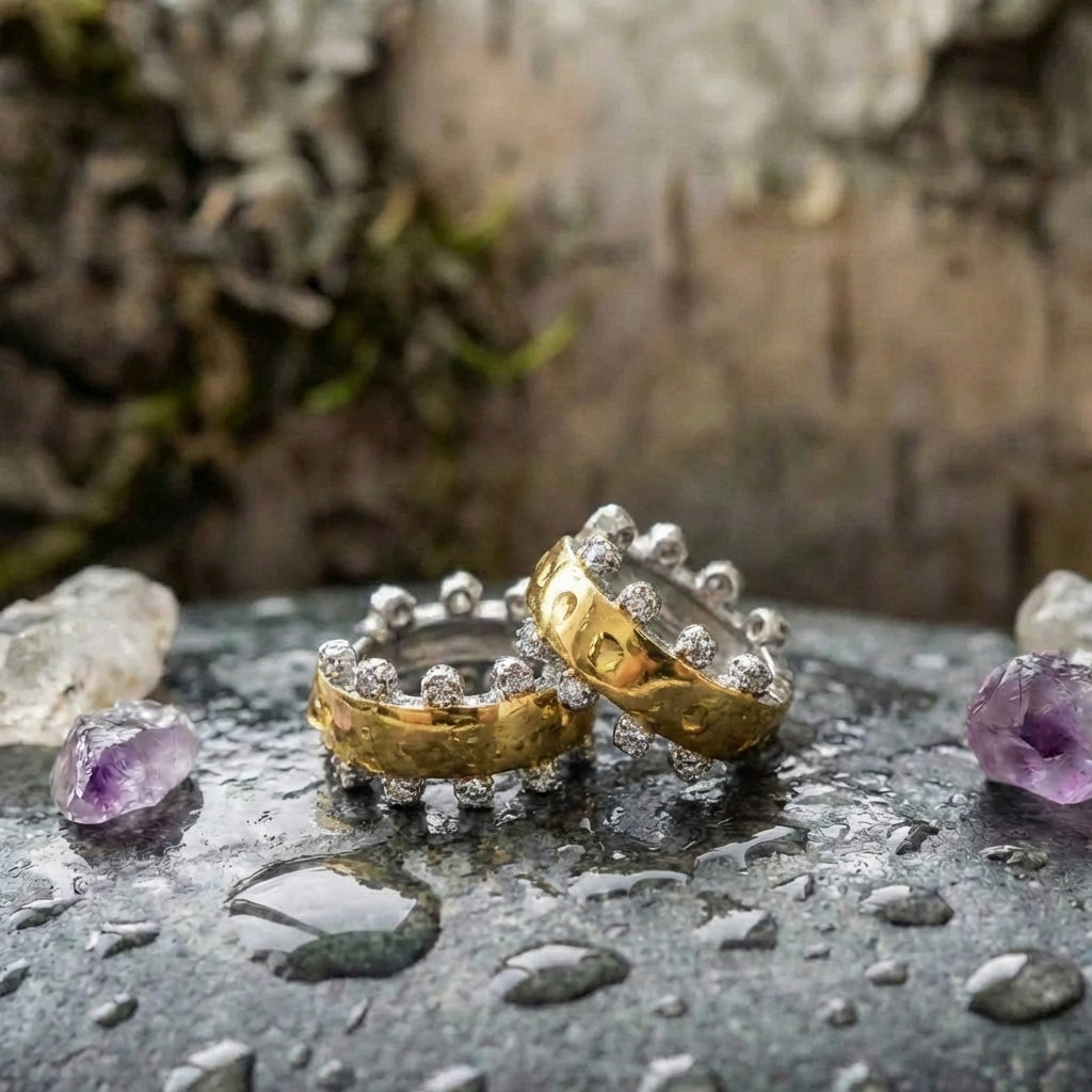 Elegant Crystal Geometric Earrings