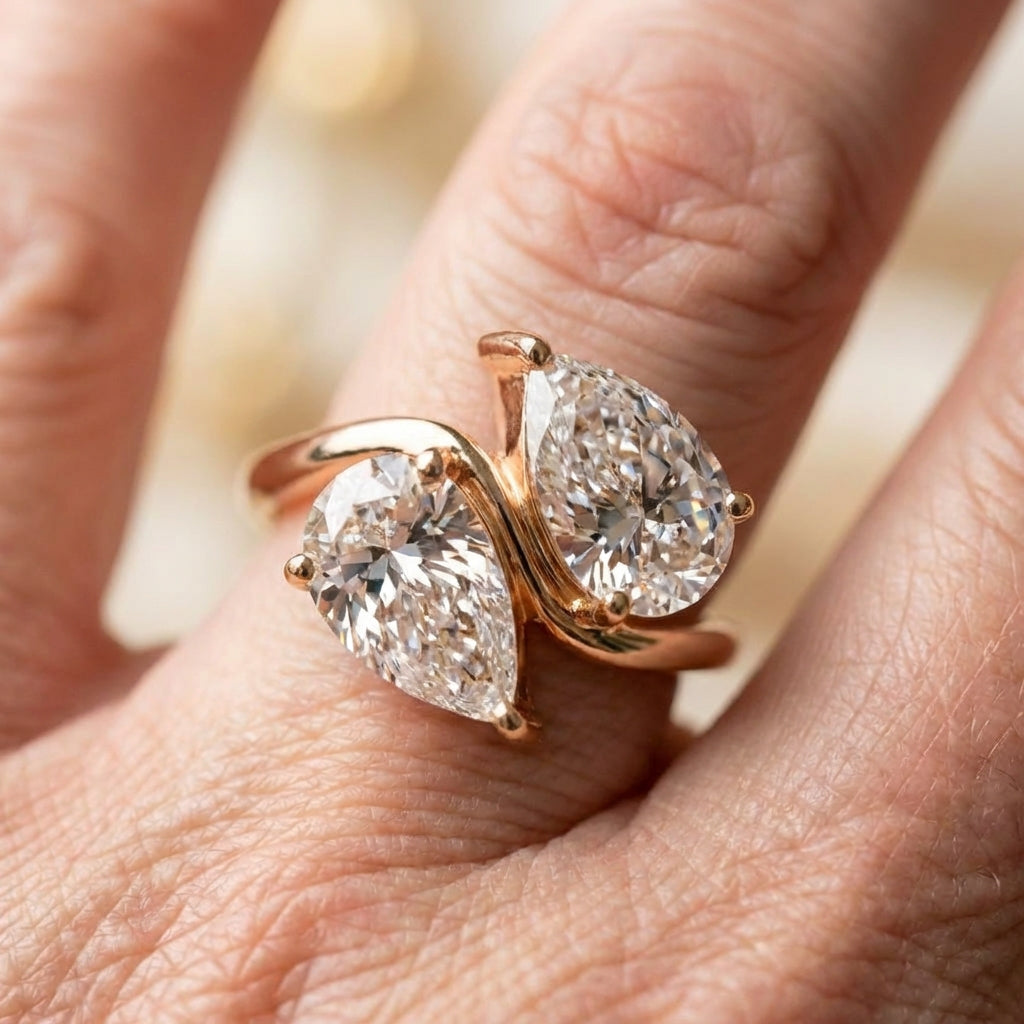 Elegant Crystal Statement Ring