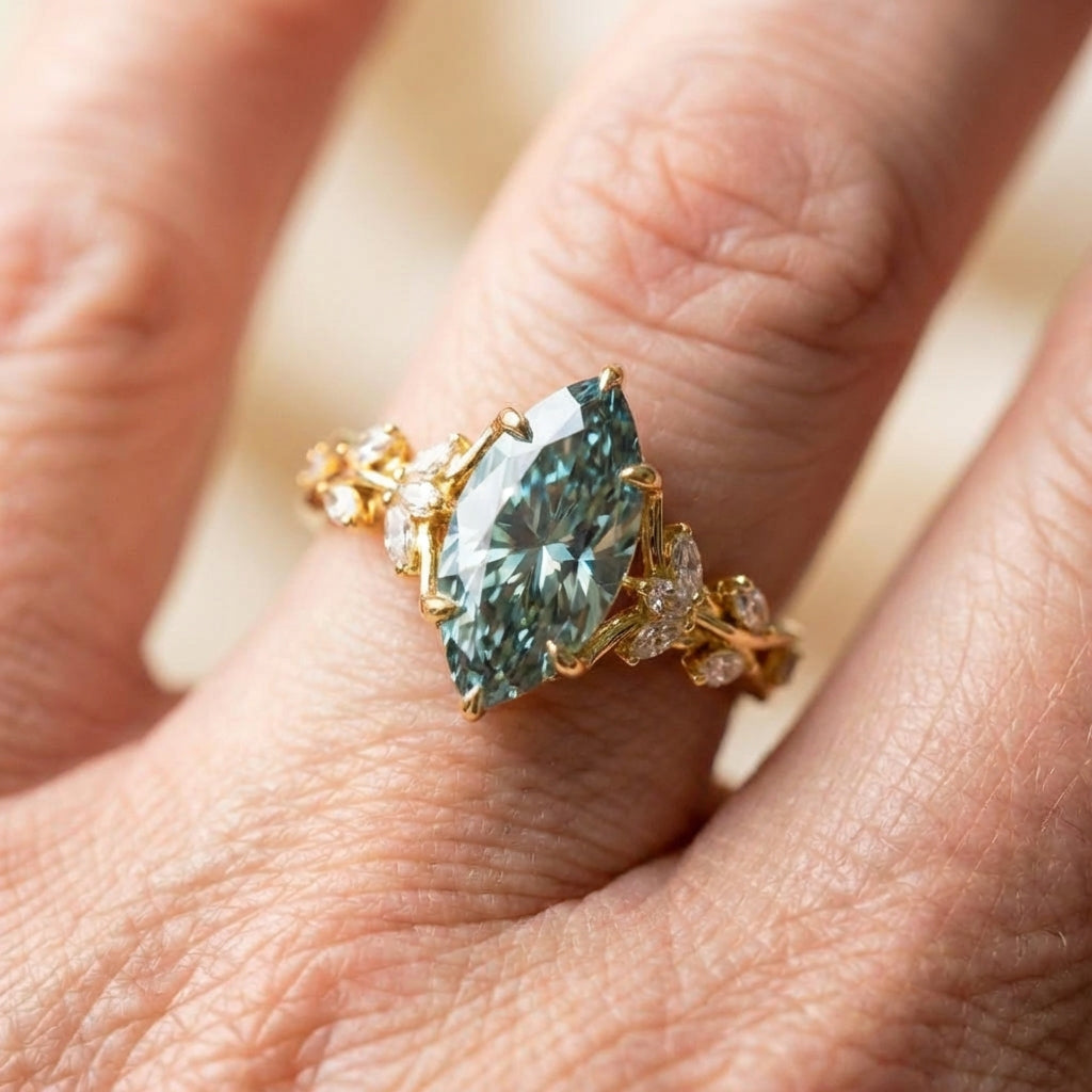 Elegant Crystal Statement Ring