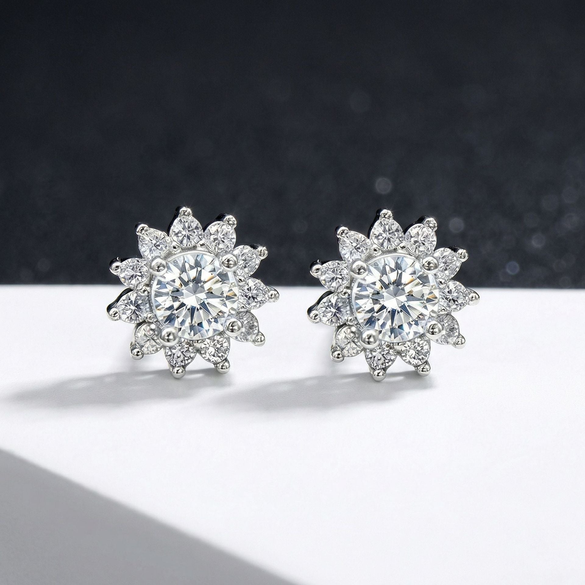 Elegant Crystal Sunburst Petal