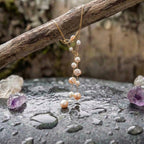 Elegant Dangling Pearl Necklace