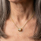 Elegant Drop Gold Necklace