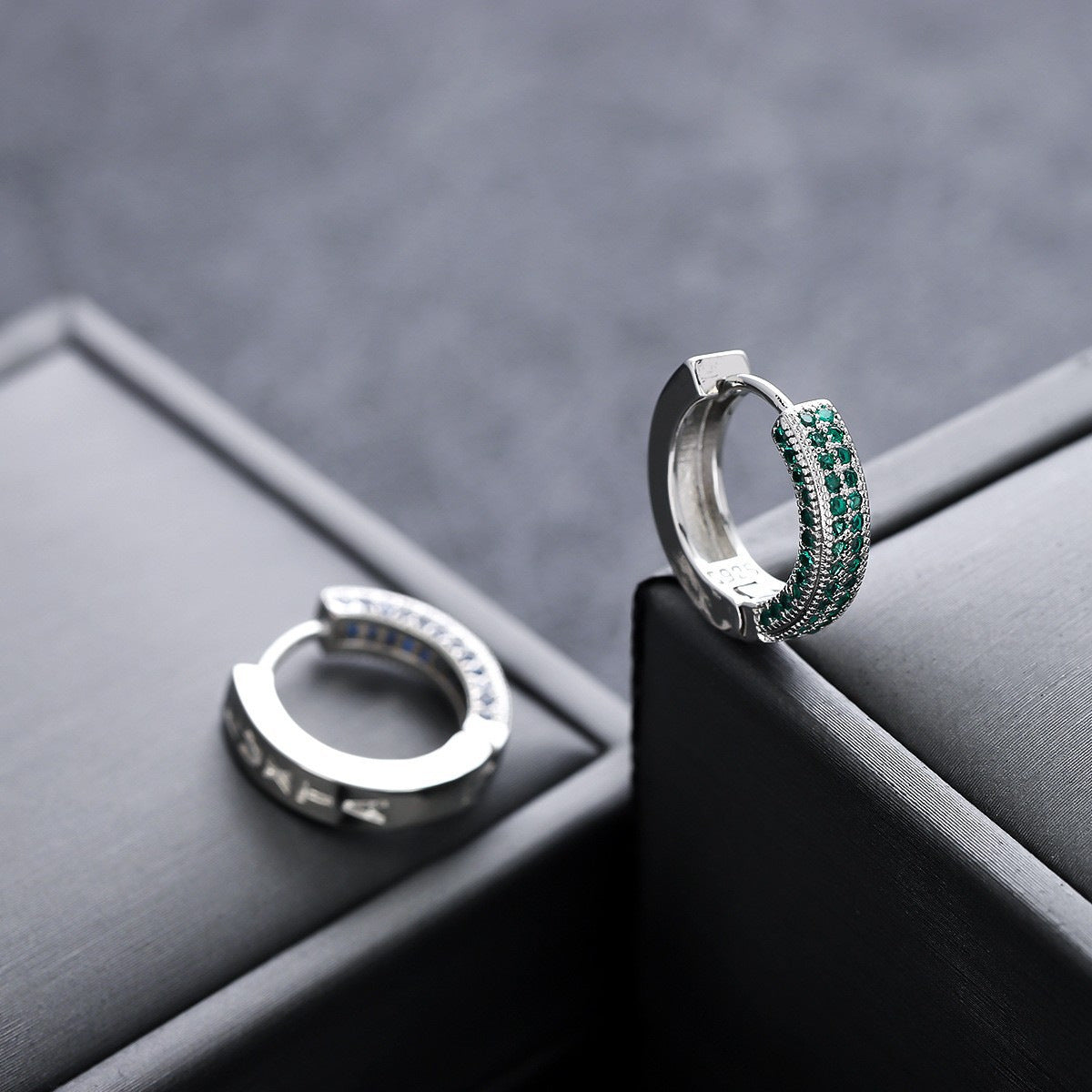 Elegant Emerald Earrings