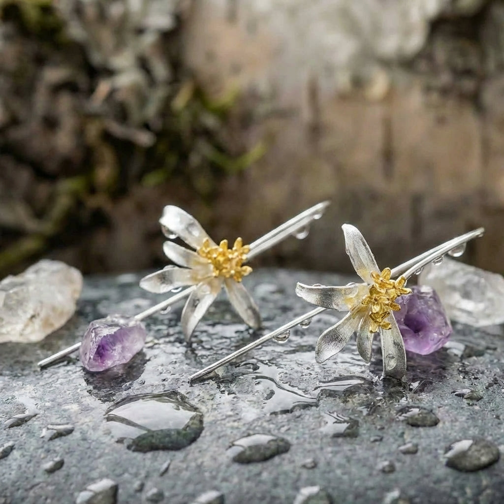 Elegant Flower Earrings
