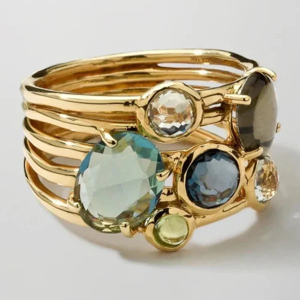Elegant Gemstone Gold