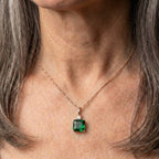 Elegant Green Stone Necklace
