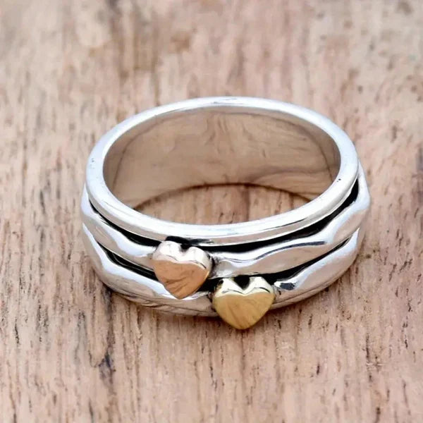 Elegant Heart Silver Ring