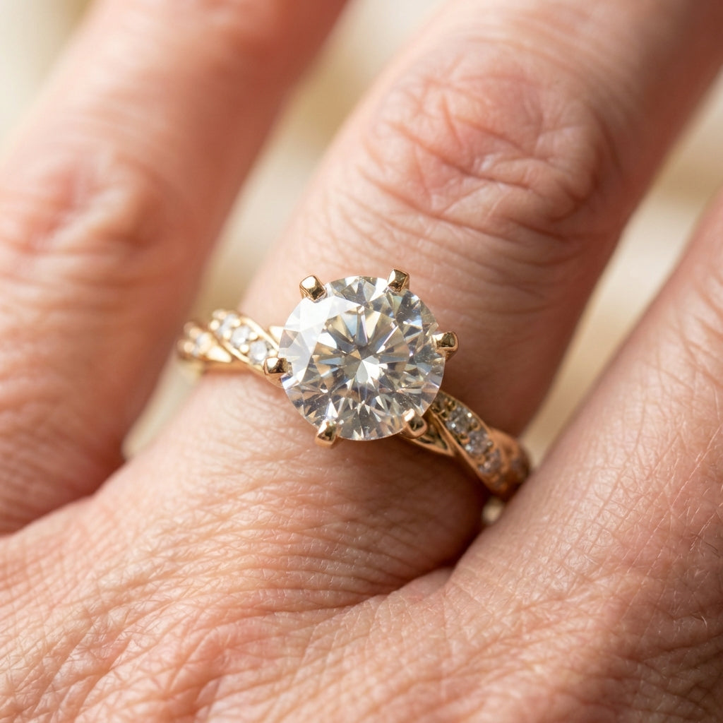 Elegant Moissanite Ring