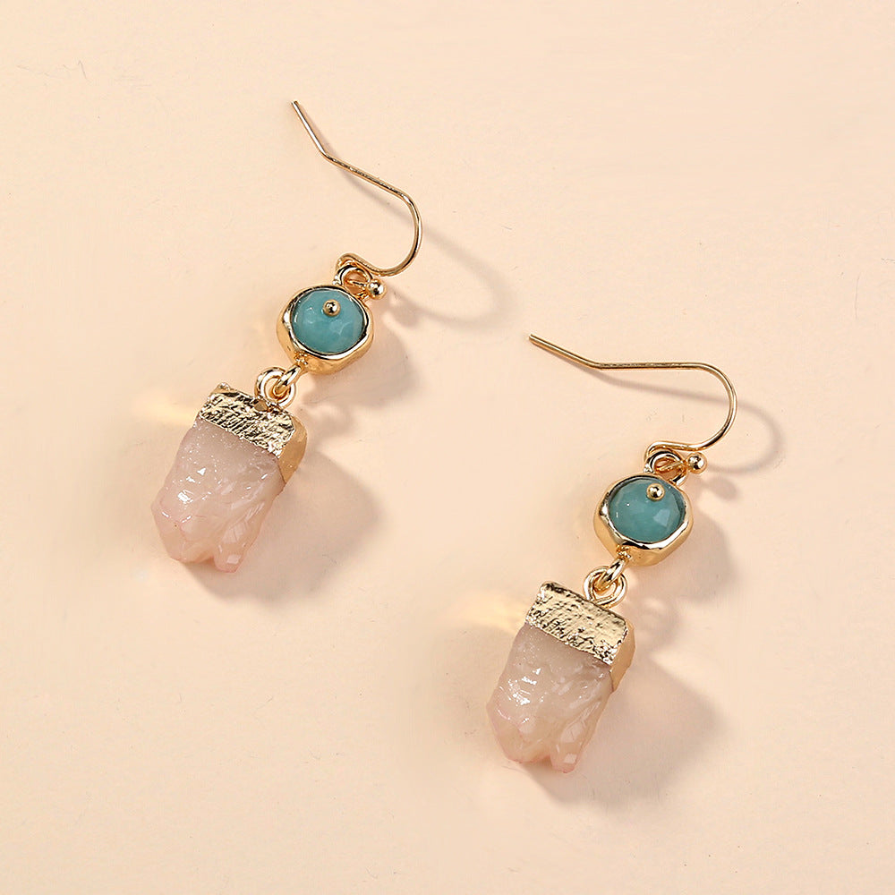 Elegant Rose Quartz Earrings