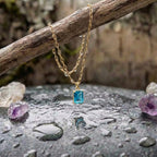 Emerald Cut Charm Necklace