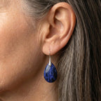 Vintage Blue Stone Earrings