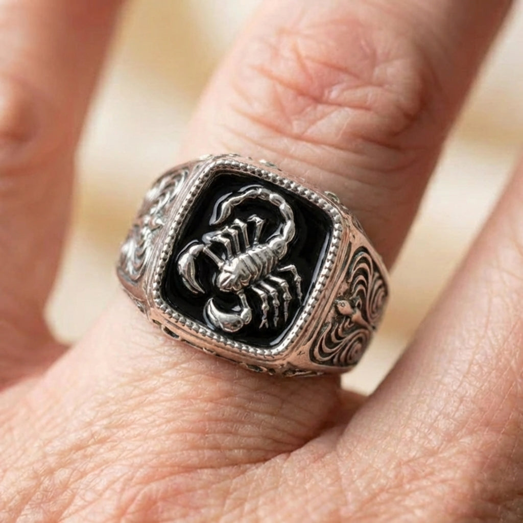 Vintage Scorpion Statement Ring