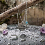 Keep Swimming Turtle Necklace In Silver Sustainable Ocean Inspired Jewelry