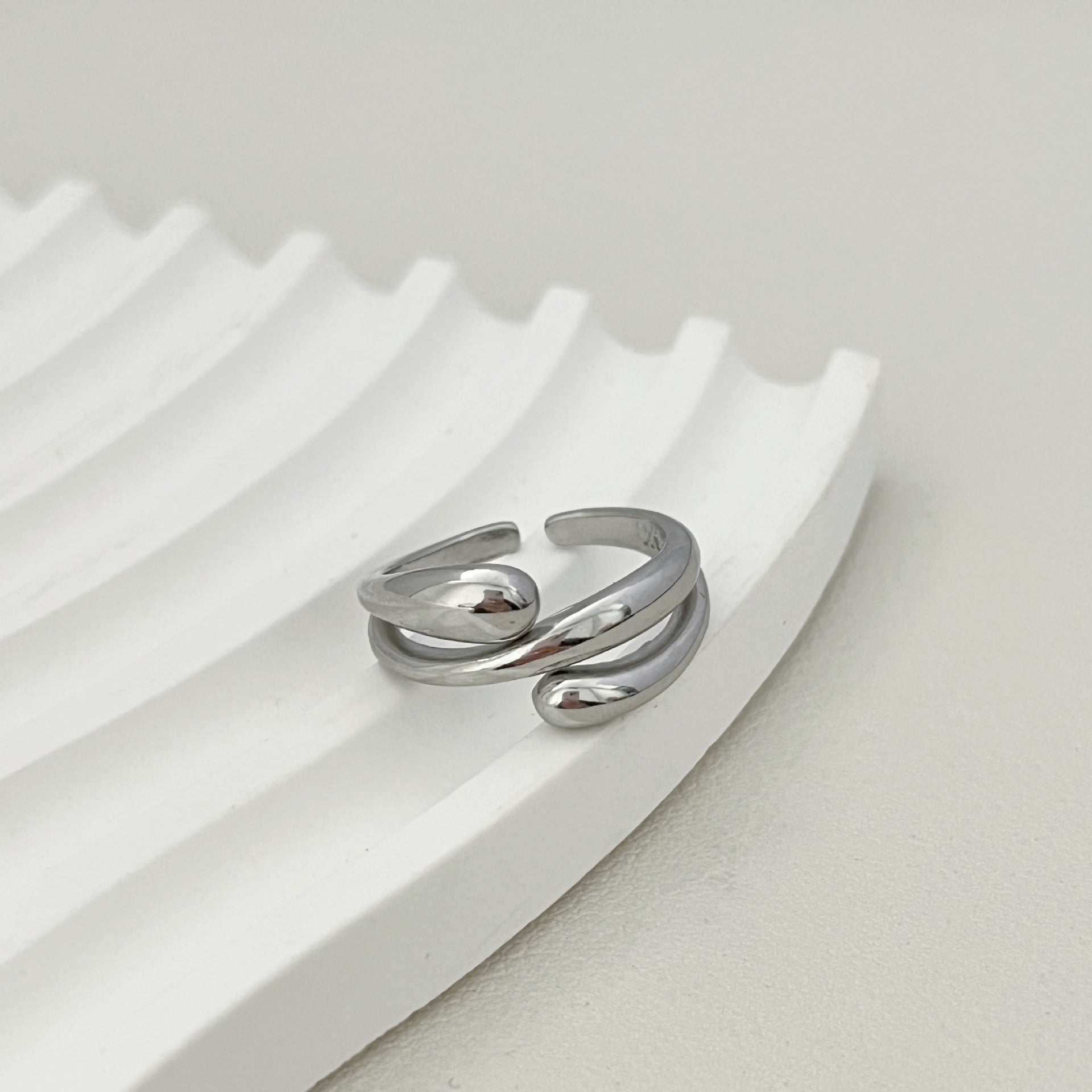Modern Silver Ring