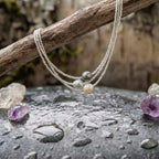 A Natural Pearl Necklace