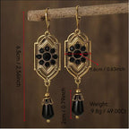 Elegant Golden Shadow Earrings