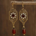 Elegant Golden Shadow Earrings