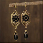 Elegant Golden Shadow Earrings