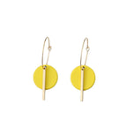 Vintage Obsidian Beam Earrings