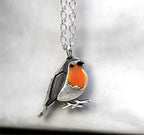 Vintage Branchbird Charm Necklace