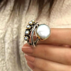 Prachtige Zilveren Ring met unieke stijl