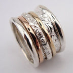 Vintage Textured Fusion Ring