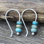 Elegant Turquoise Harmony Drop Earrings