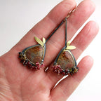 Vintage Forest Muse Drops Earrings