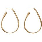 Delicate Artisan Gold Earring