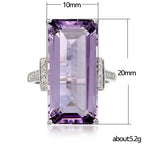 Elegant Twilight Amethyst Ring