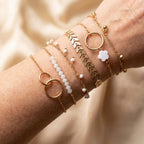 Pack Of Boho Bracelets In Gold