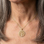 Roots Of Life Necklace In Gold