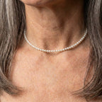 Silver Pearl Necklace